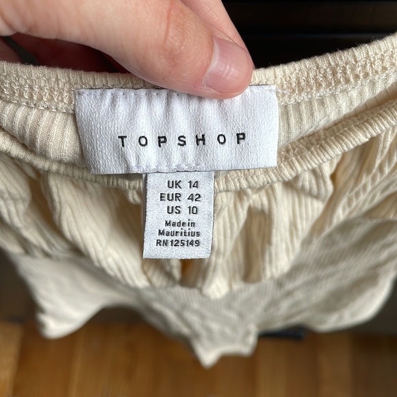 Topshop Rouched Bodysuit - Picture 3 of 7